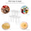 10Pcs Clear Plastic Cake Push Pops with Organizer Stand for Baking 8