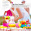 10Pcs Clear Plastic Cake Push Pops with Organizer Stand for Baking 9