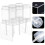 10Pcs Clear Plastic Cake Push Pops with Organizer Stand for Baking 4