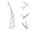 Universal Awning Mount Homeowners Use Sunscreen White Pvc 1set 5