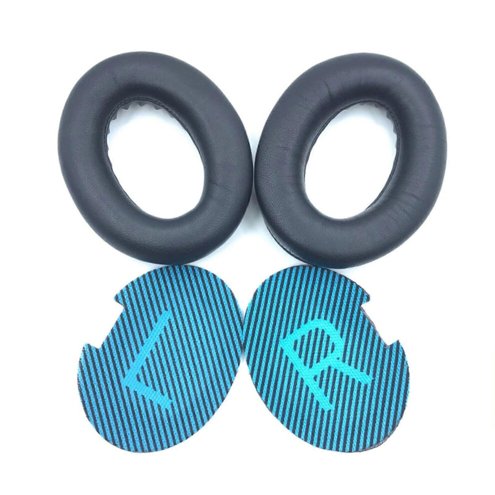 (As Show, A) Easily Replaced Earmuffs For Qc25 Headphone Earpads Round Cups Earmuffs 3364096768051