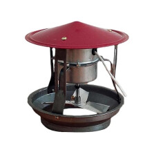 Electric Chimney Exhaust Fan 40W with Suction Power, Low Noise Roof Vent, AntiRust Design