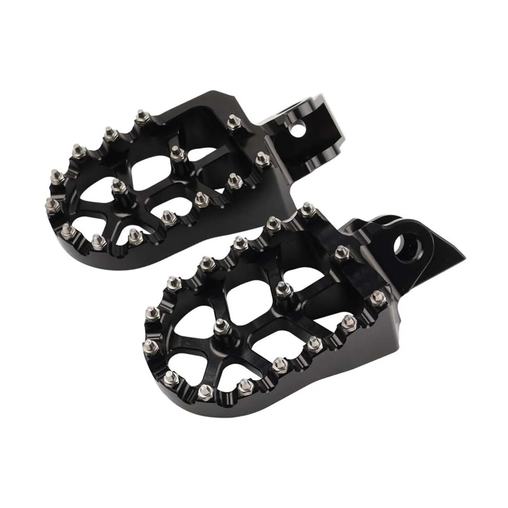Foot Pegs And Brake Pedal For Kawasaki Kx65 Kx85 Kx112 Kx Dirt Bike, Durable Aluminum Alloy 9053599979555