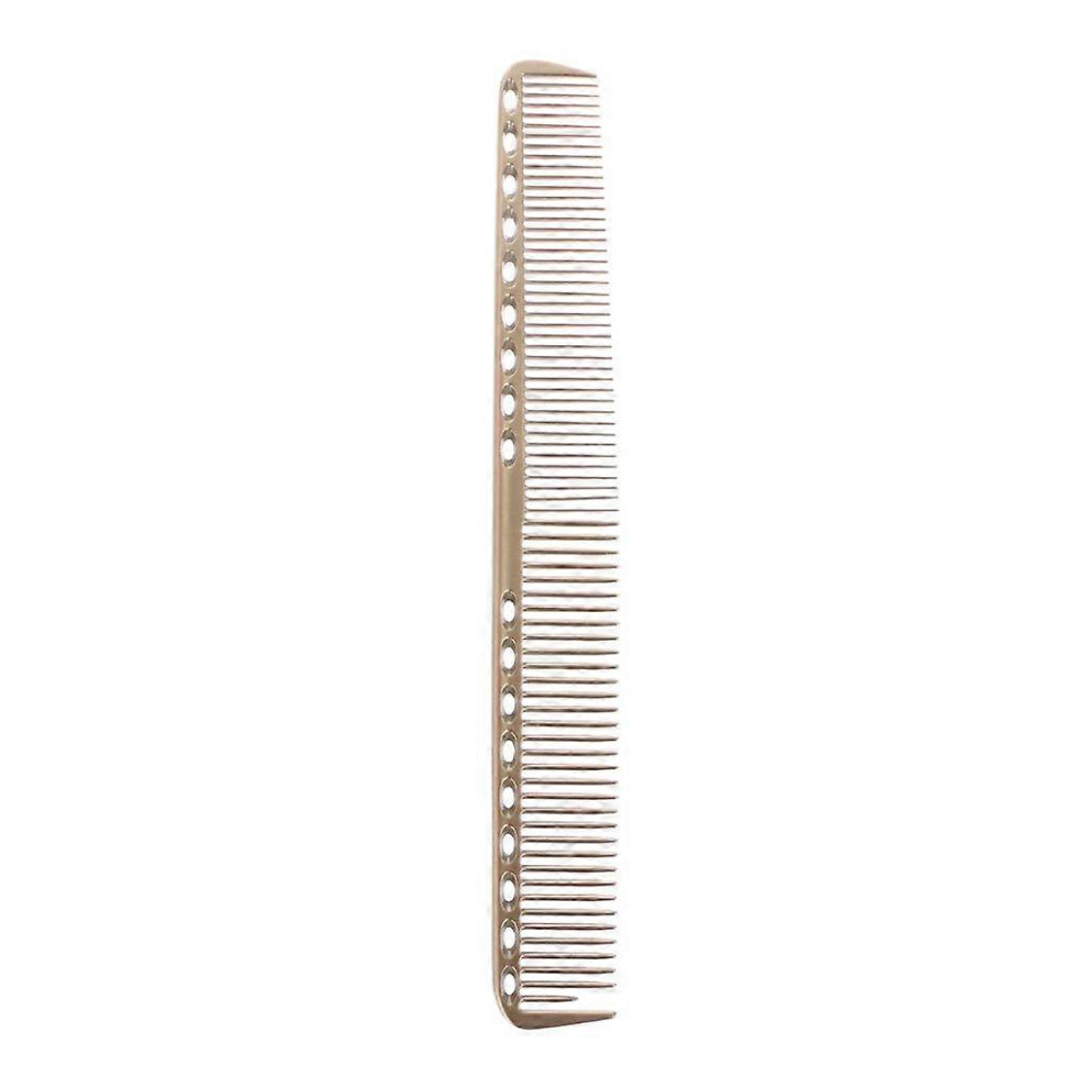 (Short, Black) Aluminum Hair Comb Metal Cutting Hairdressing Barbers Combs Anti-Static 5213747802119