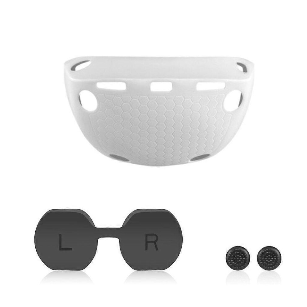 (As Show, One Size) Soft Silicone Cover Protective Rocker Cover For Ps Vr2 Headset Lens Caps 3364096703724