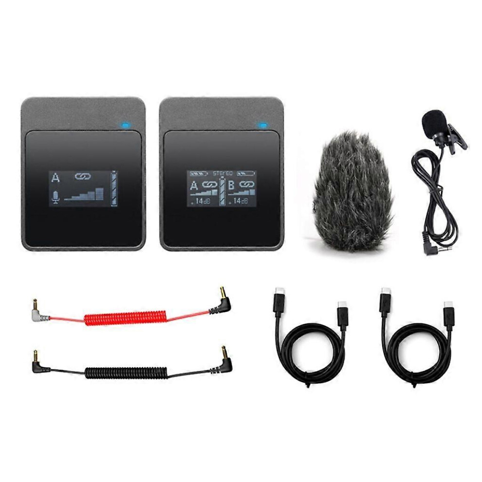 (As Show, M2) Movelinkm1 M2 Microphone Collar Clip Mic 3.5Mm Plug Port For Live Broadcast 3242242688067