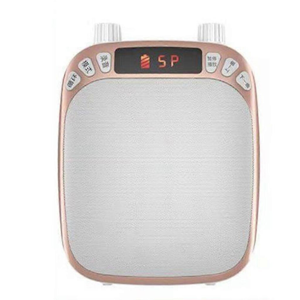 (As Show, One Size) Portable System Voice Amplifier Mic For Teachers, Singing, Coaches, Training 5213747810282