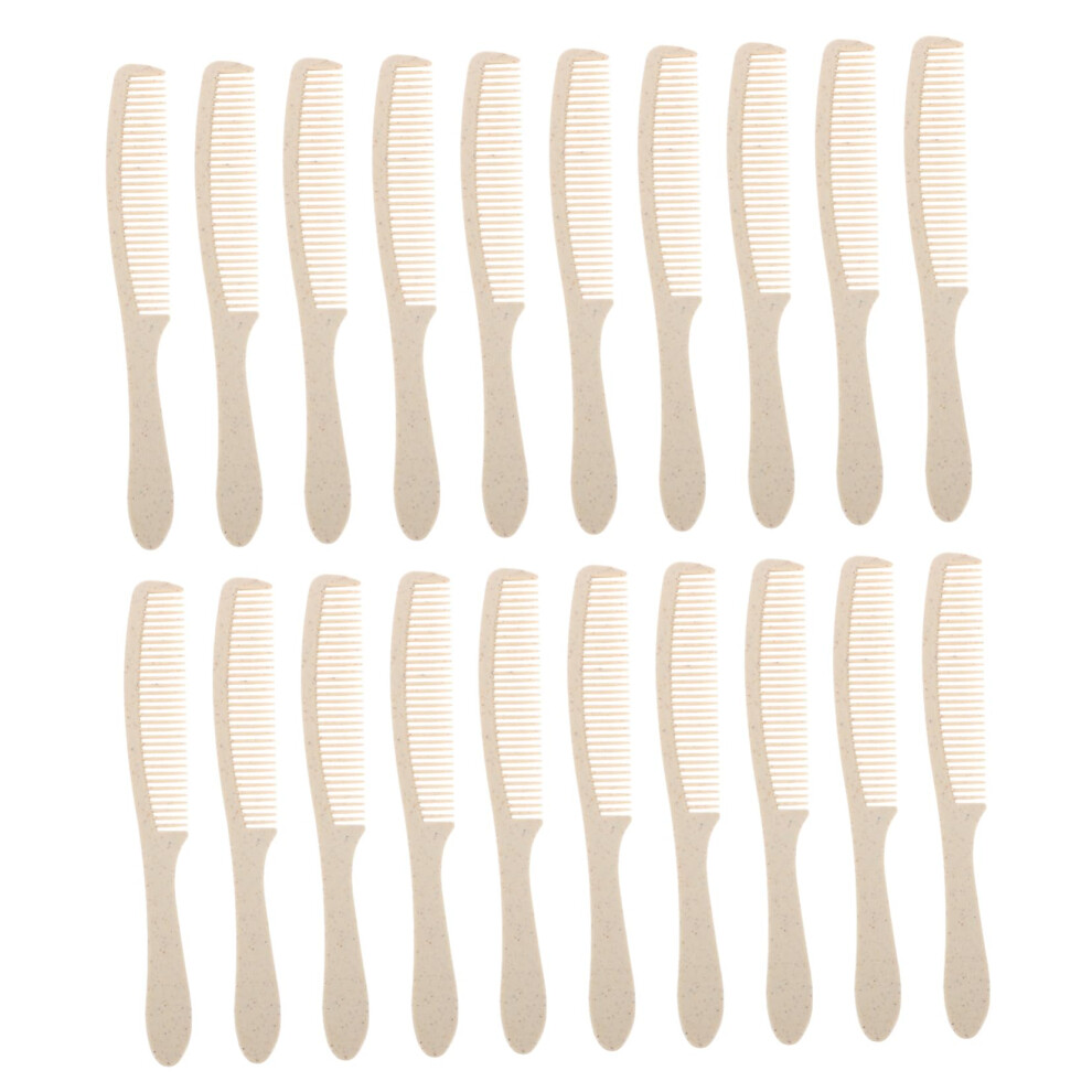 50 Sets Disposable Hair Combs with Covers, Individually Wrapped Travel Size for Hotel Use
