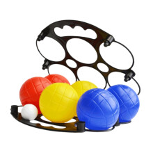 Bocce Ball Set with Carry Bag, Lightweight PVC Balls for Outdoor Beach Backyard Lawn Game