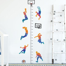 Kids Growth Chart Wall Stickers for Height Measurement 87'x27.5', Fun Design for Children
