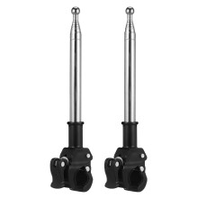 Adjustable Motorcycle Flagpole 63 Inch Stainless Steel Bike Flag Mount for Road and Mountain Bikes
