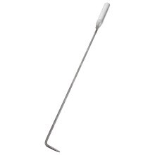 Long Handle Fireplace Poker with Ergonomic Grip for Indoor and Outdoor Fire Pit Use