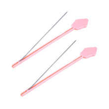 2Pcs Reusable Stainless Steel Cake Tester Skewers for Baking Doneness and Holiday Pancakes