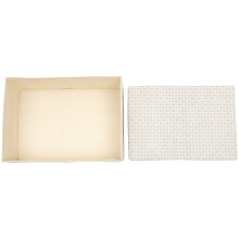 Multifunctionele Kledingopbergdoos Lichtgewicht Beige Stof