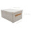 Beige Foldable Clothes Storage Box with Durable PP Cloth for Home 3