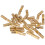 20Pcs Copper Concealed Hinges Golden Tiny Hinges for DIY Jewelry Boxes 1
