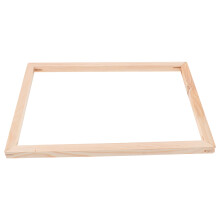 1Set Solid Wooden Oil Painting Frame DIY Canvas Stretching Bars Beige