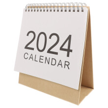 Raindrops 1pack Triangular Foldable Paper Desk Calendar For Office Use