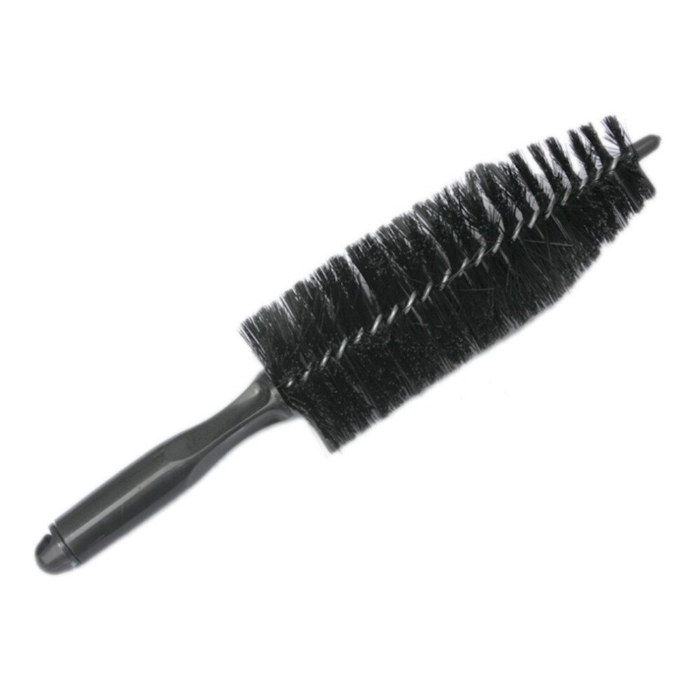 Car Cleaning Brush For Tire Rim Spokes With Carry Hook Black 3163702836968