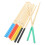 5Paires Baguettes De Percussion Érable Antidérapantes Multicolores 5