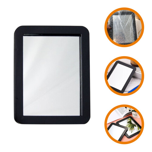 Black Magnetic Locker Mirror Makeup Vanity Mirror for Bedroom Use 1