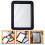 Black Magnetic Locker Mirror Makeup Vanity Mirror for Bedroom Use 3