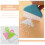 3Sets Compact Plastic Desktop Dustpan with Reusable Household Brush 10
