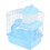 2Pcs Blue Double-Layer Pet Villa Hamster Hideout for Small Pets 1