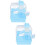2Pcs Blue Double-Layer Pet Villa Hamster Hideout for Small Pets 7