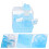 2Pcs Blue Double-Layer Pet Villa Hamster Hideout for Small Pets 9