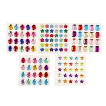 10 Sheets Diy Rhinestone Sticker Acrylic Decals For Book Phone