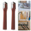 2Pcs Fish Scrapers Labor-Saving Sawtooth Design Red Wood Kitchen Tools 6