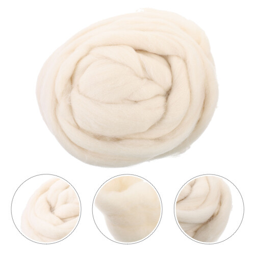 Raindrops High-Quality Roving Felt Pillow Craft Materials - 200g 1