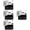 8 Pcs Self Adhesive Shower Head Holder Wall Mount Bracket No Drilling 5
