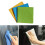 2Pièces Chiffons Microfibres Absorbants Nettoyage Cuisine 8