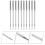 10Pcs Versatile Metal Sewing Needles for Home Fabric Leather Stitching 8