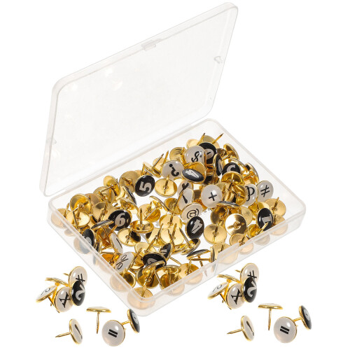 520Pcs Black Small Thumb Tacks Multi-Function Pushpin for Home Office