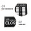 Writable Open Closed Sign Black 1 Set 9.8x9.3x0.4in 8