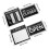 Writable Open Closed Sign Black 1 Set 9.8x9.3x0.4in 2