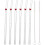 1 Set Reusable Glass Straw With Cleaning Brush 2