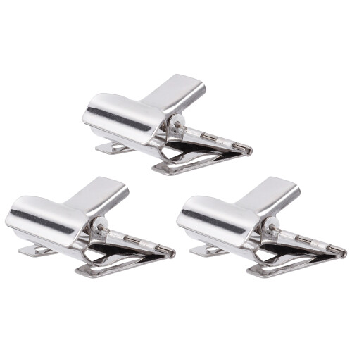 1Set Electroplated Iron Price Tag Clamp Label Holder for Retail Use