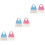 6Sets Compact Household Cleaning Tool Set Mini Broom with Dustpan 5
