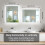 600x700mm Wall Mounted Backlit Bathroom Mirror 5