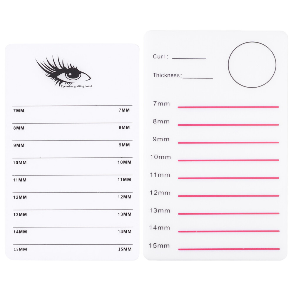 Totority 2Pcs Acrylic Eyelash Pallet Holder Assorted Colors For Lash Extensions