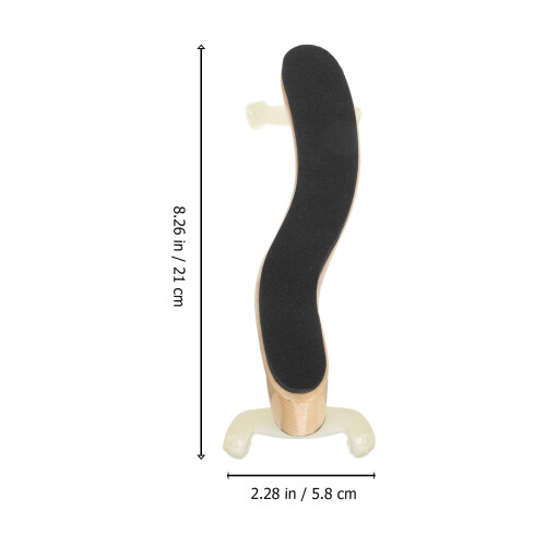 Support Épaule Violon En Bois Noir - Accessoire Confortable Et Durable 1