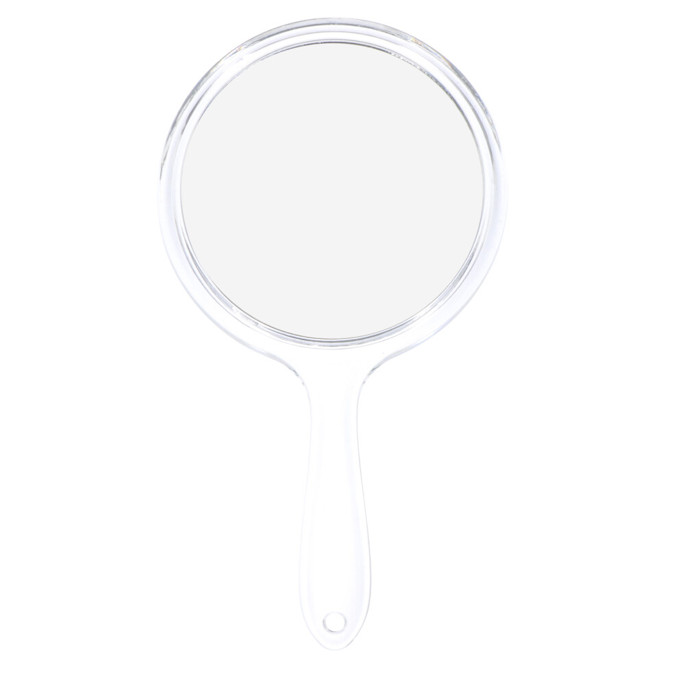 Totority Portable Round Makeup Mirror Plastic Handheld Vanity Mirror