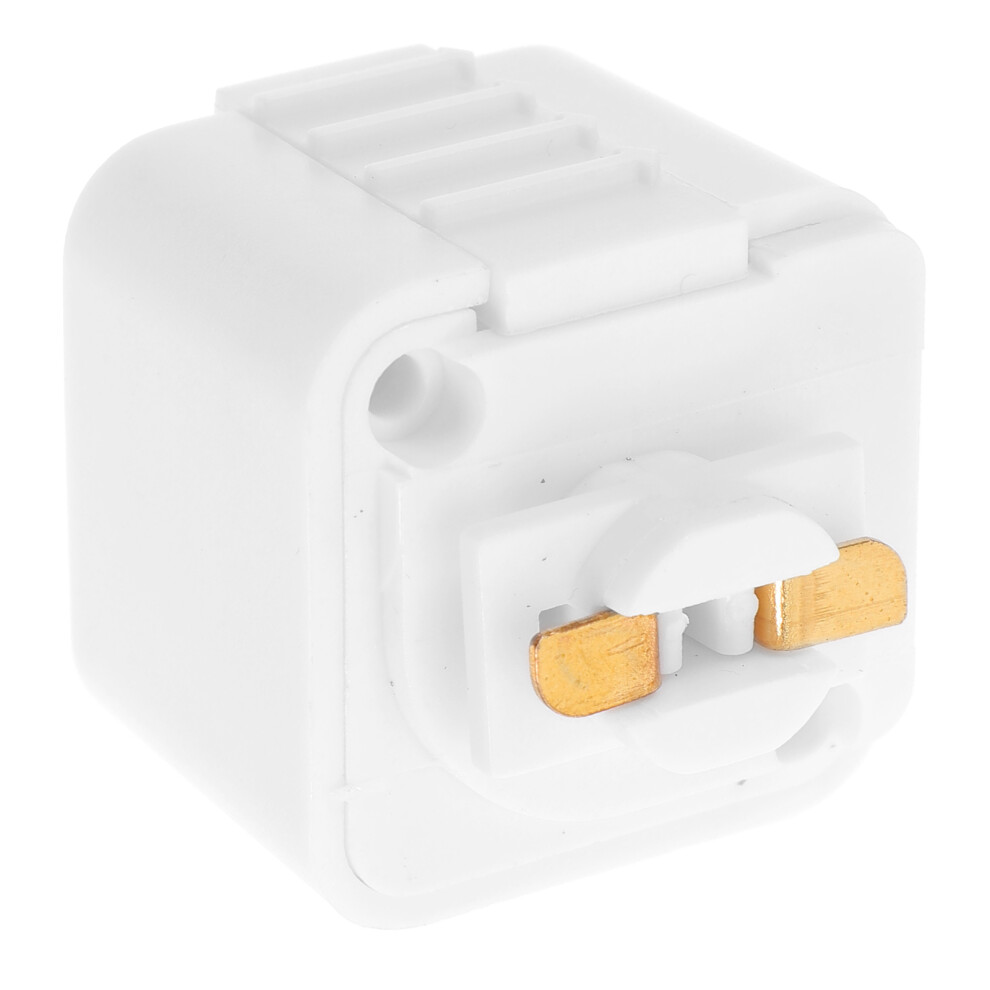 White Track Outlet Adapter Quick Install Track Light Connector 3171277148041