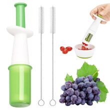 Grape Cutter with Cleaning Brushes for Quick Grape Halving and Toddler Fruit Snack Preparation