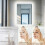 600x700mm Wall Mounted Backlit Bathroom Mirror 8