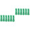 12Pcs Nylon Billiards Table Pockets Green Durable Mesh Bags for Pool 4